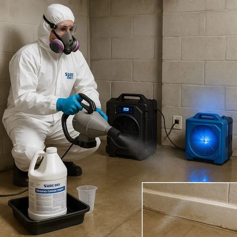 Sanitization and Odor Removal process in Blanchester, OH