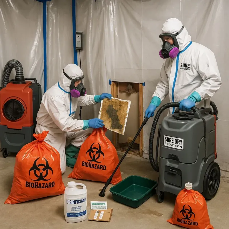 Contaminated Water Handling Protocols process in Blanchester, OH