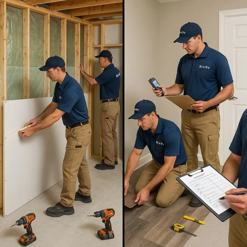 Repairs and Reconstruction process in Blanchester, OH